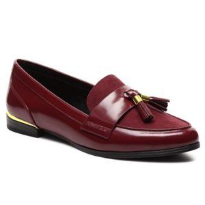 NEW Aldo Tassle Fancy Loafer Flat shoes Burgundy, Size 7.5